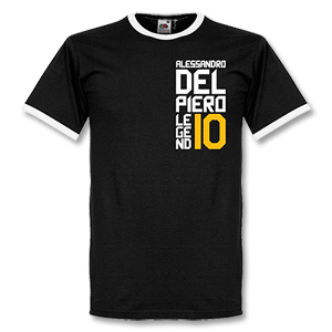 Retake Del Piero Ringer T-shirt - Black
