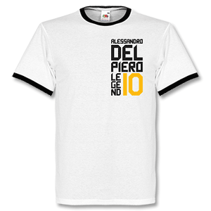 Retake Del Piero Ringer T-shirt - White