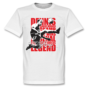 Retake Dennis Bergkamp Legend T-shirt - White