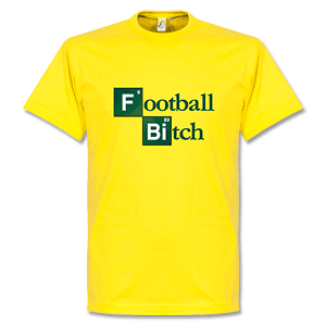 Retake Football Bitch T-Shirt - Yellow