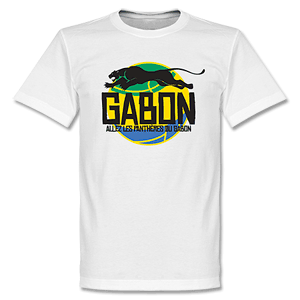 Retake Gabon Logo T-Shirt - White