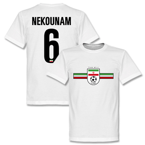 Retake Iran Nekounam Team T-shirt - White