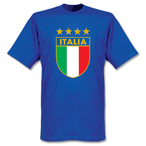 Retake Italia Crest T-shirt - Royal