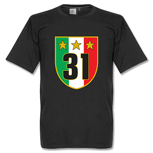 Retake Juventus 31 Campione T-Shirt - Black