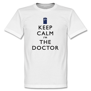 Retake Keep Calm Im The Doctor T-shirt - White
