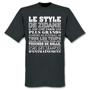 Retake Le Style De Zidane T-shirt - Black