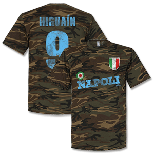 Retake Napoli Higuain Camo T-Shirt