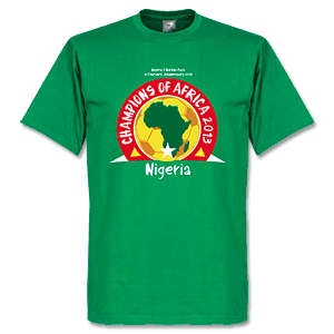 Retake Nigeria Champions Of Africa 2013 T-shirt - Green