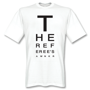 Retake Referee Eye Test T-shirt - White