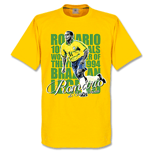 Retake Romario Legend T-Shirt -Yellow
