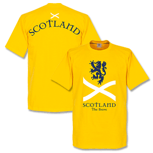 Retake Scotland The Brave T-Shirt - Yellow