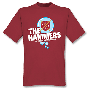 Retake The Hammers Bubble T-shirt - Claret