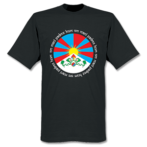 Retake Tibet Crest T-shirt - Black