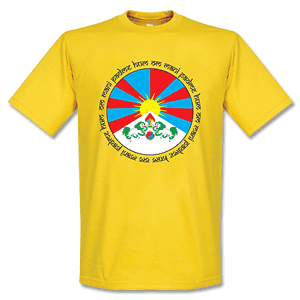 Retake Tibet Crest T-shirt - Yellow