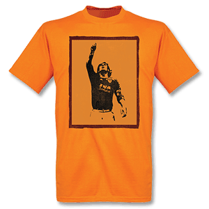 Retake Totti Silhouette T-shirt - Orange