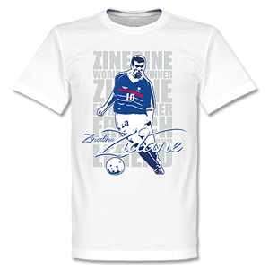 Retake Zinedine Zidane Legend T-shirt -White