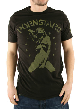 Ringspun Black All Stars Porno T-Shirt