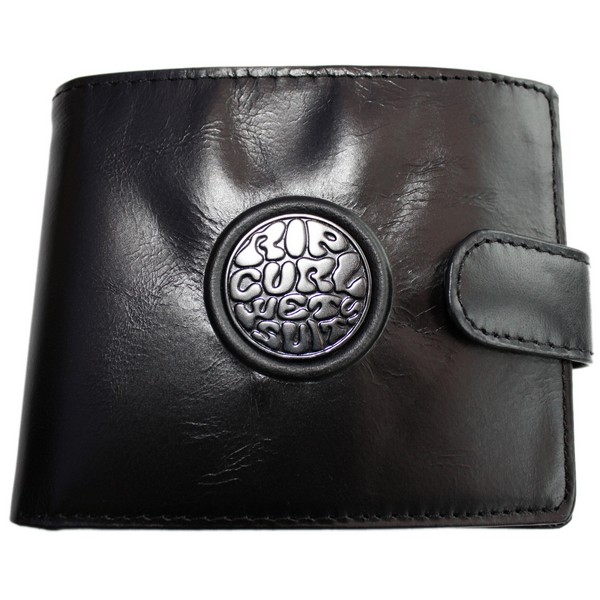 Rip Curl Black Rippen Rubber Wallet by