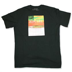 Rip Curl Glitch Organic T-Shirt - Black