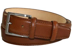 Robert Charles Bottalato Tan Leather Belt by