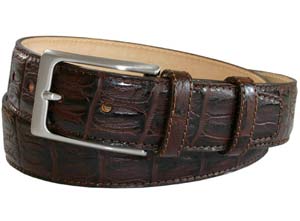 Robert Charles Coda Brown Leather Belt by