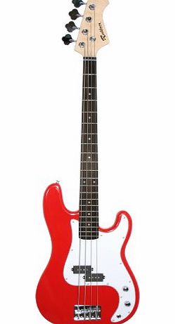 Rockburn PB Style Bass Guitar - Red