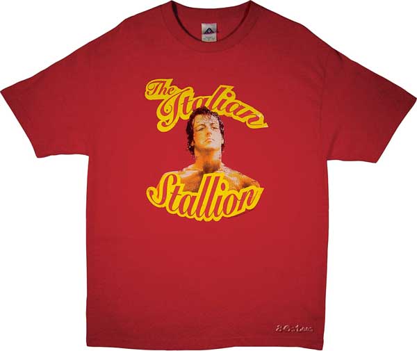 Rocky Italian Stallion Red Mens T Shirt
