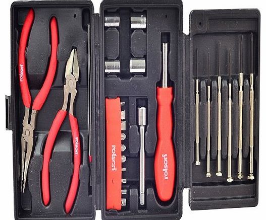Rolson Tools 36039 26 piece Mini Tool Kit