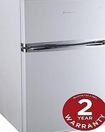 Russell Hobbs RHUCFF48W 48cm Wide White Under Counter Fridge Freezer - Free 2 Year Warranty*