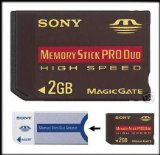 S M S Sony 2GB Pro Duo Memory Stick