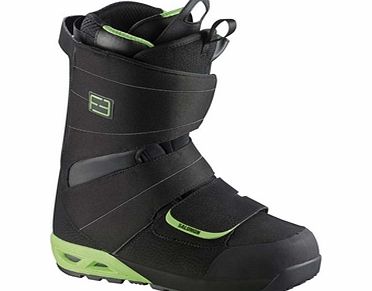 Salomon F3.0 Boots - Black/Pop Green