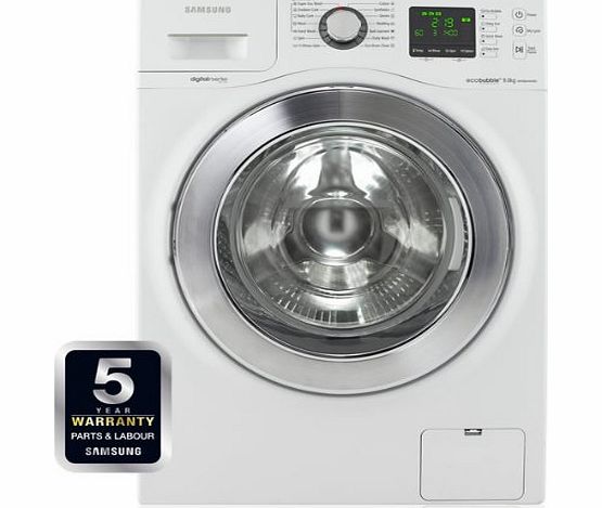 Samsung WF906U4SAWQ EcoBubble White 9kg 1400rpm Freestanding Washing Machine