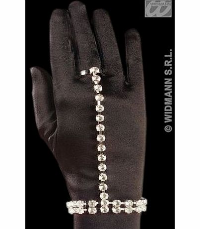 Sancto Rhinestone Bracelet/Ring Set Roman Jewellery for Fancy Dress Costumes Accessories Accessory
