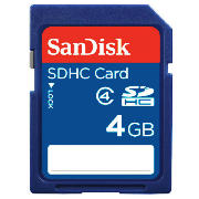 Sandisk 4GB SD Memory Card Twin Pack