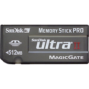 Sandisk 512Mb Memory Stick Pro Ultra II