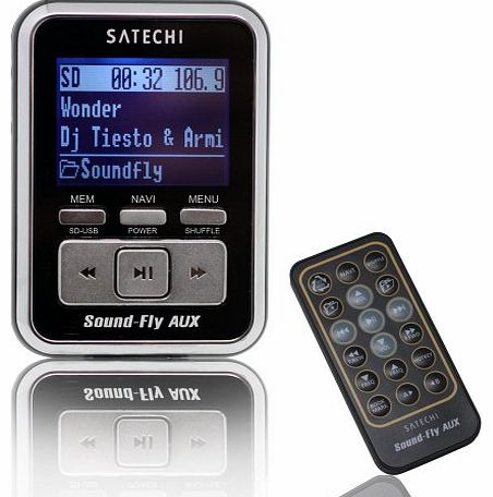 Satechi Soundfly AUX OUT MP3 Player Car Fm Transmitter for SD Card, USB Stick, Mp3 Players (iPod, Zune)