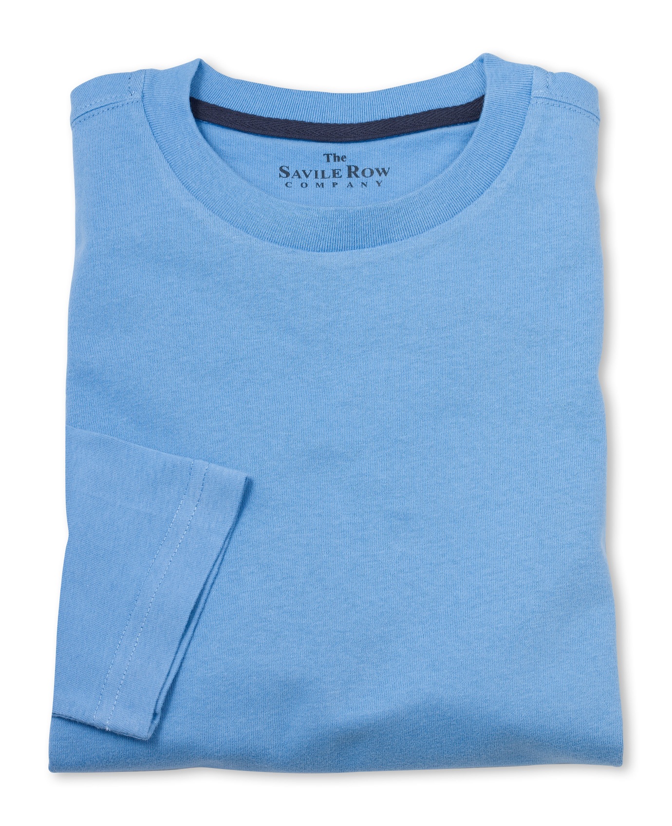 Savile Row Co. Blue Long Sleeve T-Shirt S