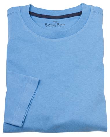 Savile Row Company Blue Long Sleeve T-Shirt