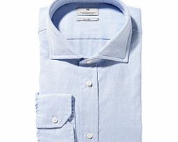 Scotch Atelier Blue pure cotton slim fit shirt