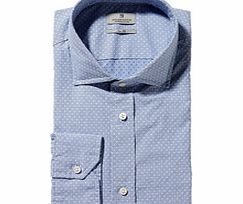 Scotch Atelier Light blue pure cotton slim fit shirt