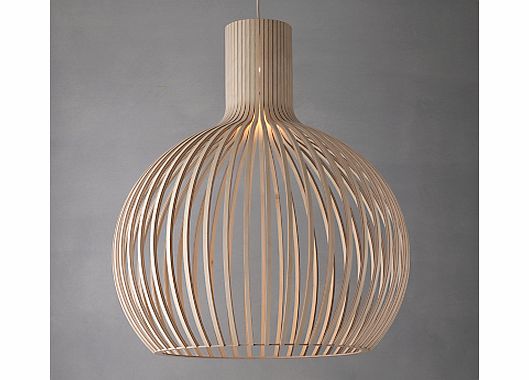 Secto Octo Ceiling Light, Birch