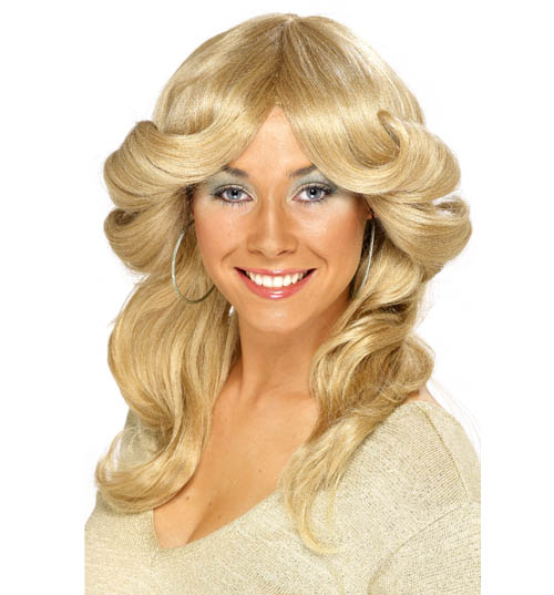 Seventies Blonde Flick Wig