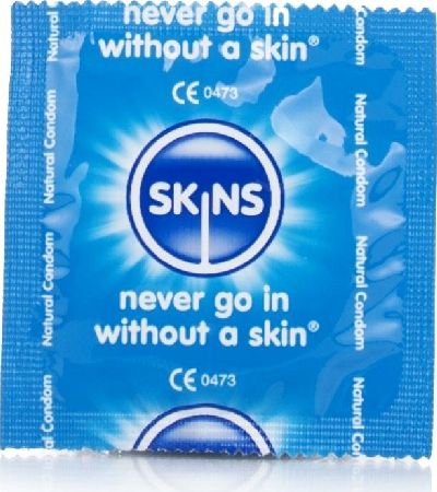 Skins, 2102[^]0139305 Natural Regular Condom - 30 Pack
