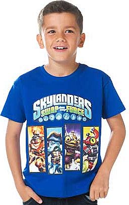 Skylanders Boys Blue SwapForce T-Shirt - 10-11