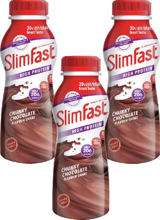 Slim Fast, 2102[^]0106319 Slimfast Milkshake Bottle Chocolate - Triple Pack