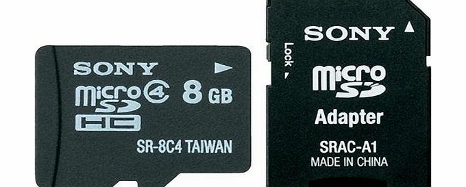 Sony - RME NEW MEDIA MICRO SD 8GB CLASS 4 INCL.