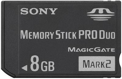 Sony MSMT8G 8GB Memory Stick PRO Duo