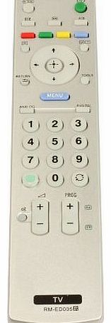 Spares2go RM-ED005 Remote Control for Sony Bravia LCD TVs