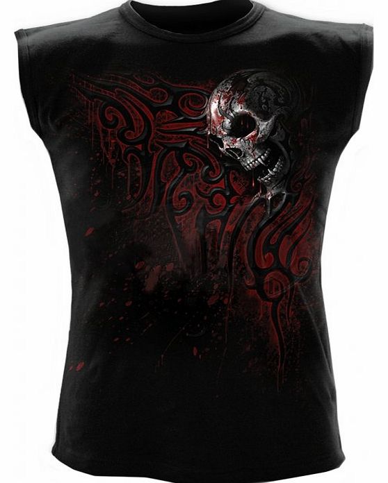 Spiral Death Blood Sleeveless T-Shirt WM124550