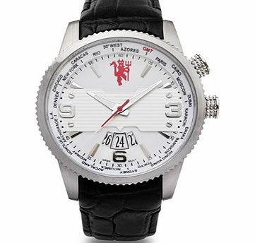 Sports Merchandise Limited Manchester United Analogue Leather Strap Watch